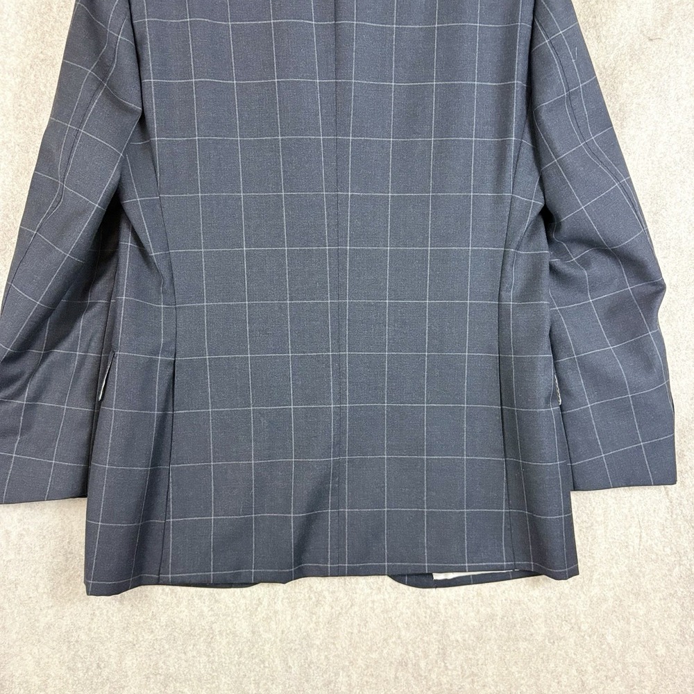 Suitsupply Brescia Gray 42R Suit Vitale Barberis Canonico 110 Wool Windowpane - Picture 5 of 16